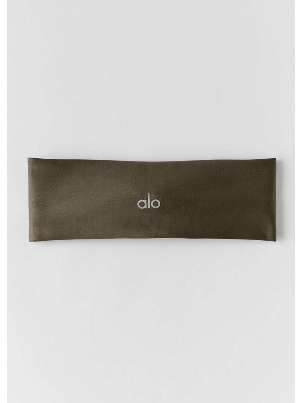 Alo Airlift Olive Green Logo Headband